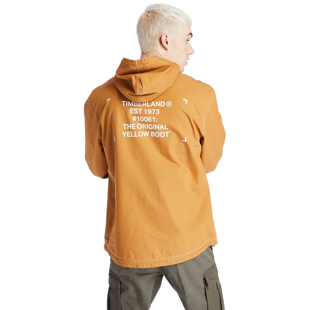 Sudadera Timberland Hombre Workwear Ripstop Hoodie Marrones - Chile ALM-943018